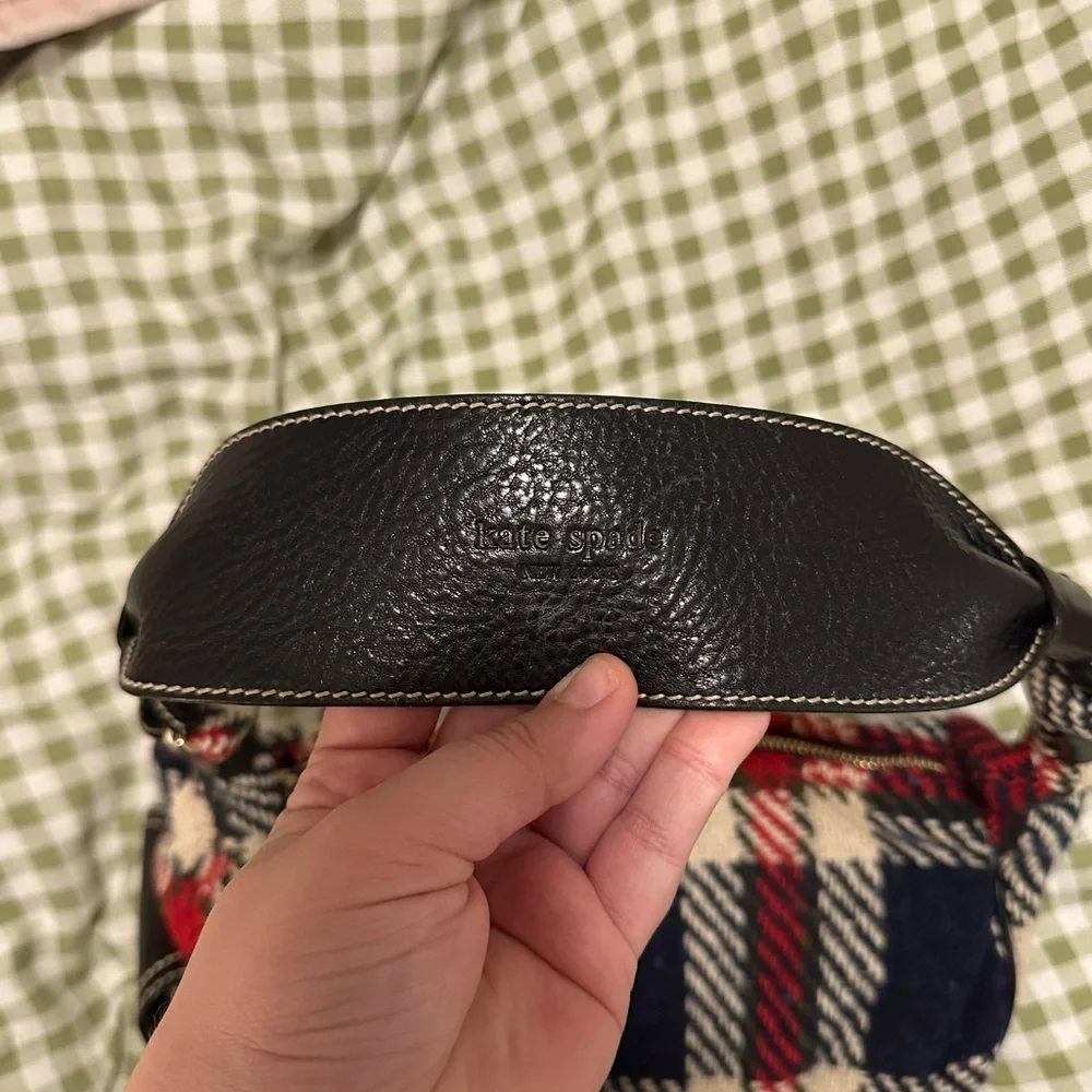 Kate Spade Women’s Plaid Wool Tweed Hobo Shoulder Bag